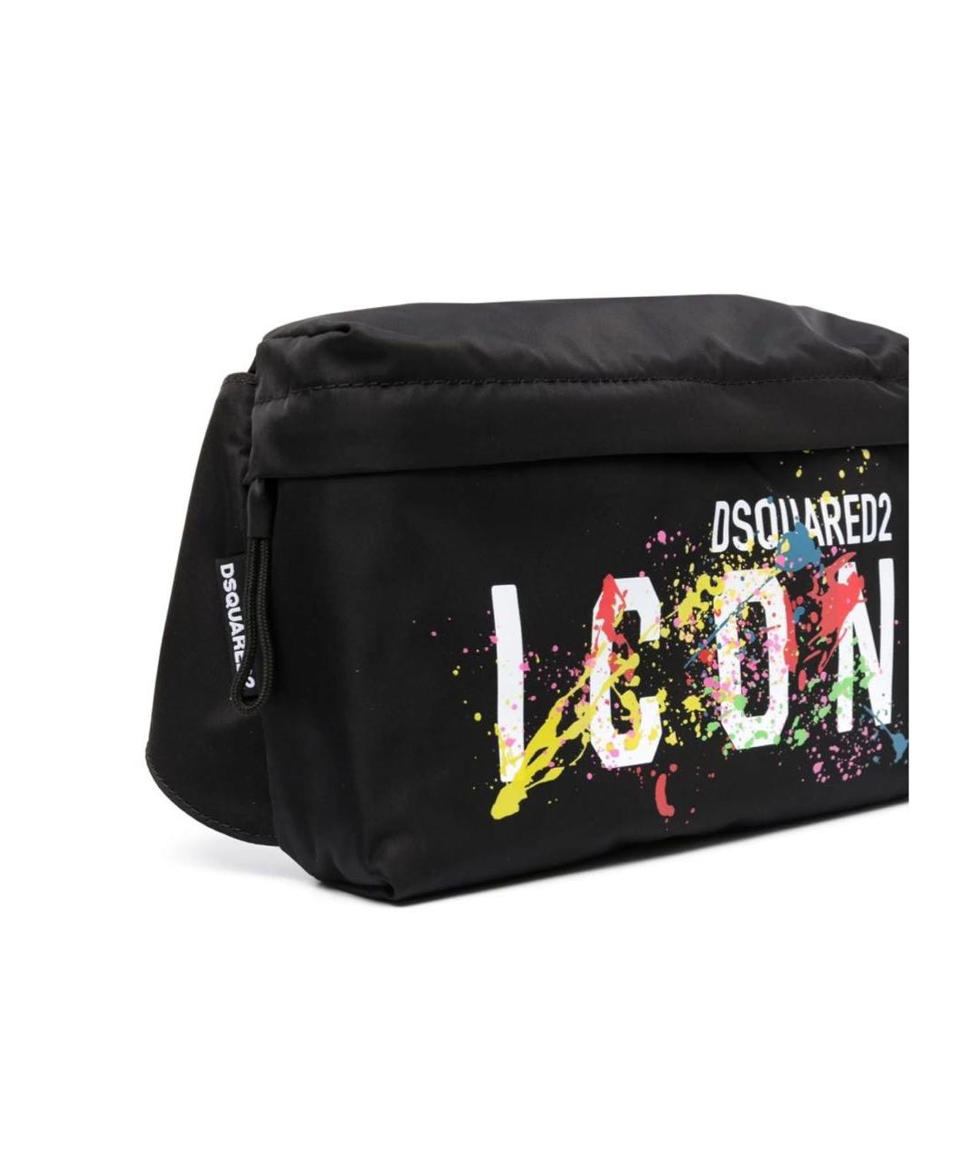DSQUARED2 Черная сумка на плечо, фото 2