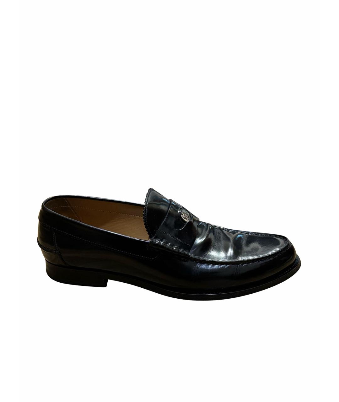 GUCCI Черные лоферы из лакированной кожи, фото 9