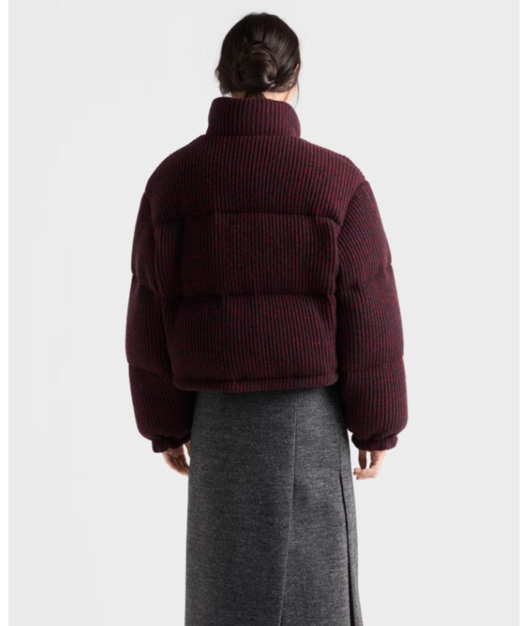 PRADA Бордовая куртка, фото 5