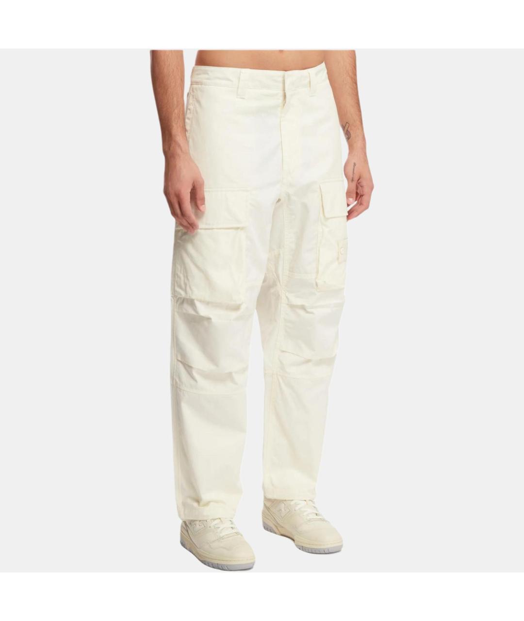 STONE ISLAND Белые повседневные брюки, фото 3