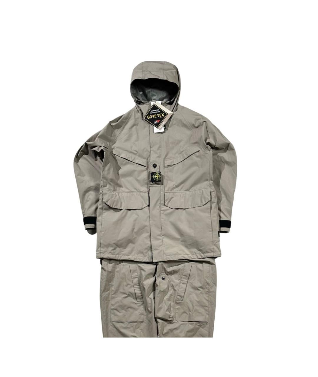 STONE ISLAND Серый полиэстеровый комбинезон, фото 1