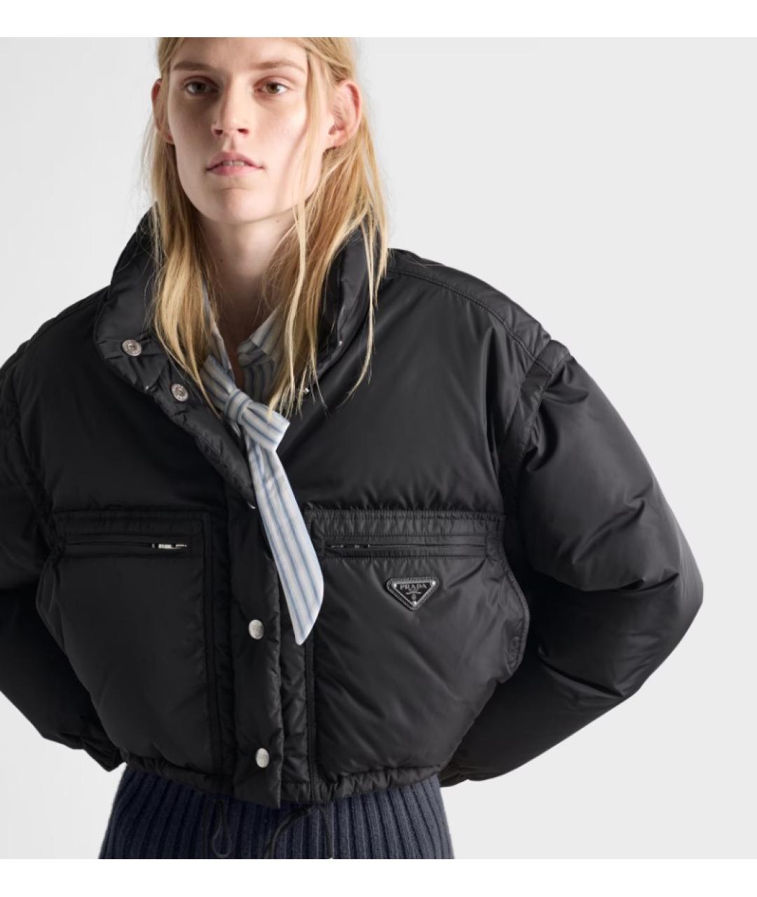 PRADA Черная куртка, фото 3