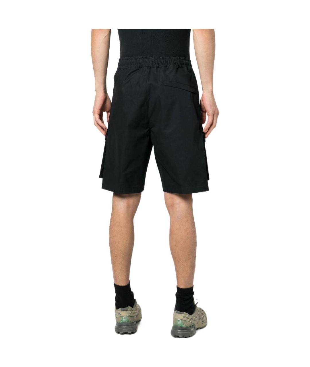 STONE ISLAND Черные шорты, фото 4