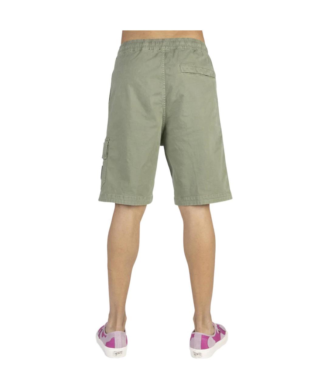 STONE ISLAND Зеленые шорты, фото 3