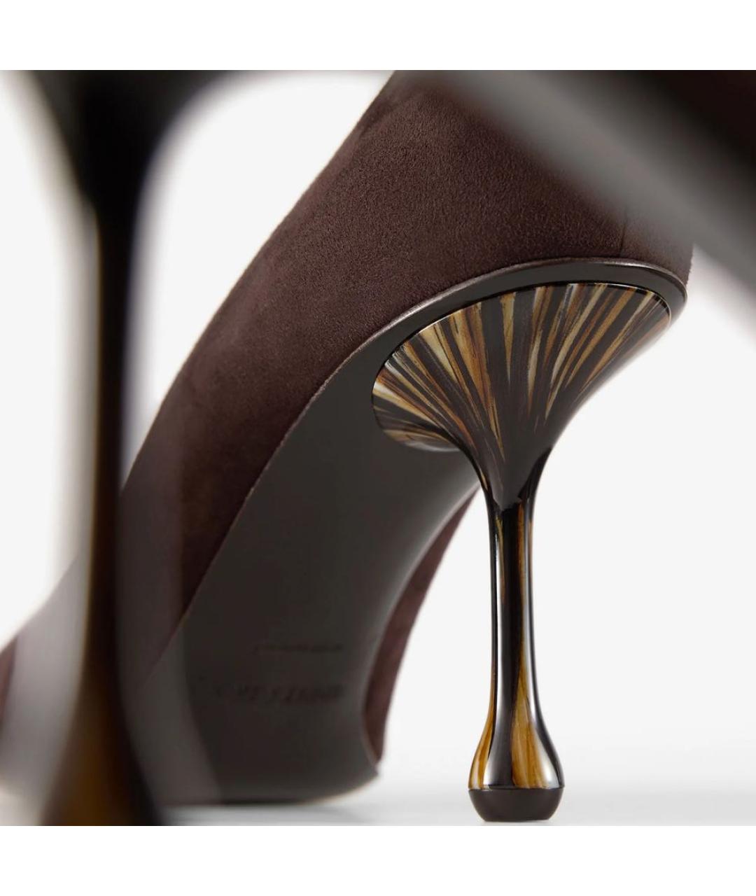 JIMMY CHOO Коричневые кожаные туфли, фото 4