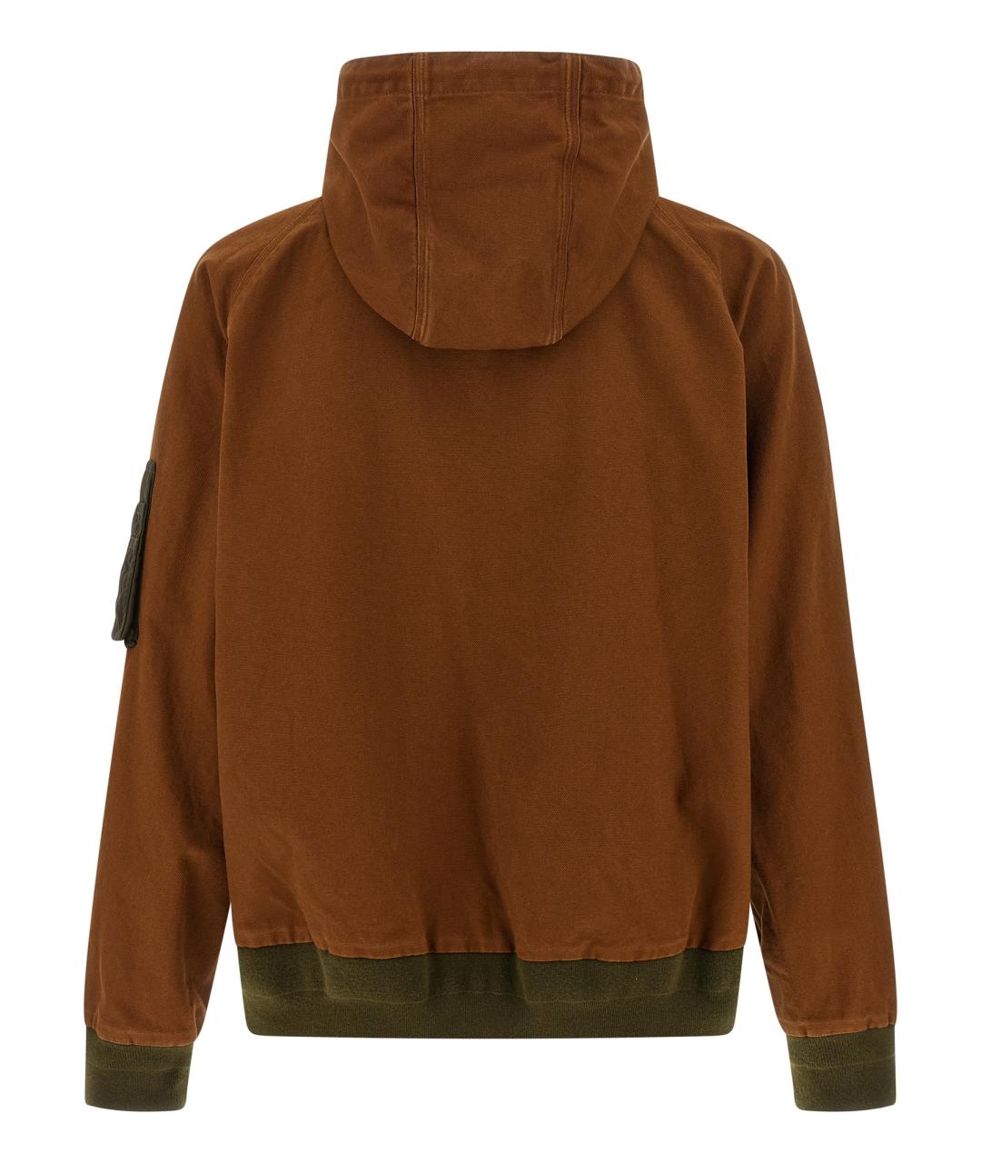 SACAI Коричневая хлопковая куртка, фото 2