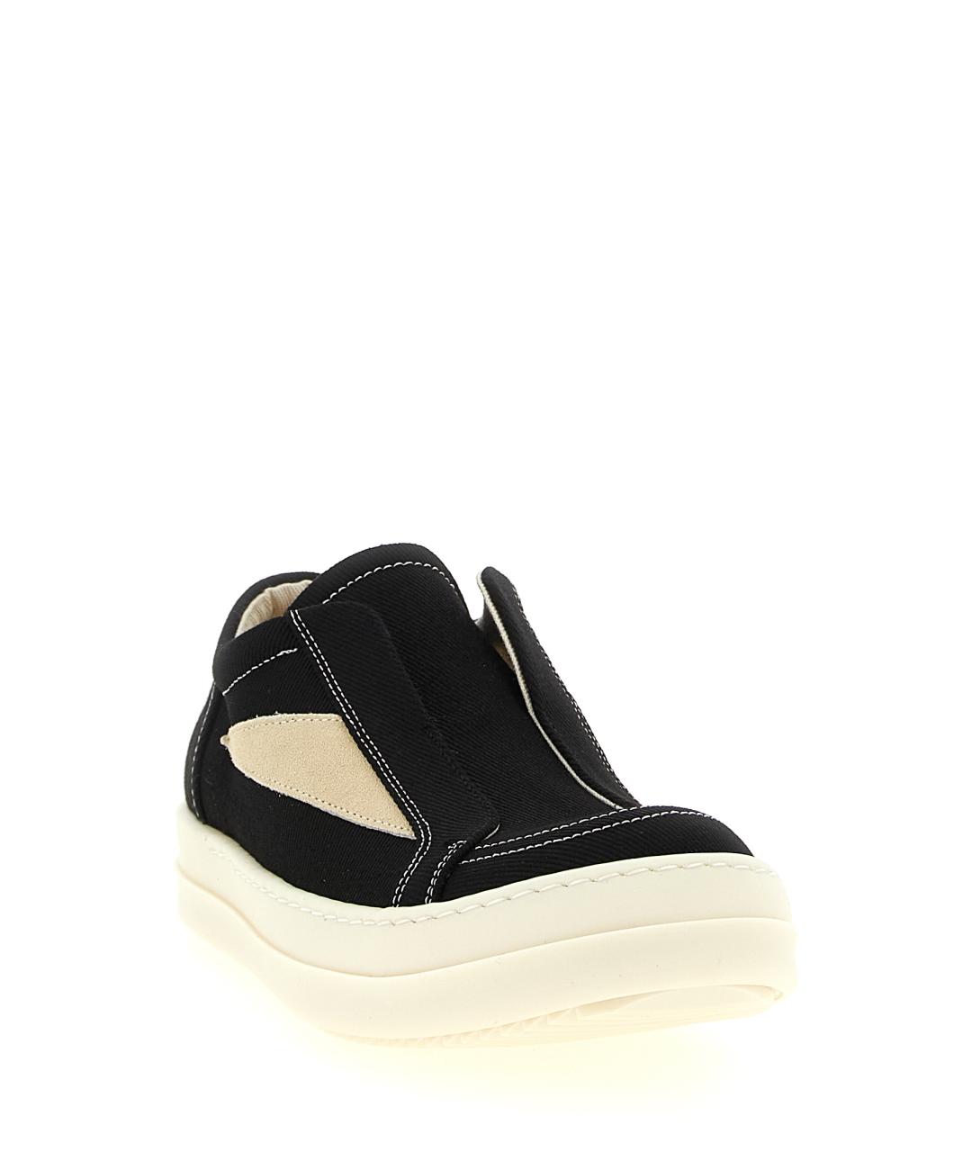 RICK OWENS DRKSHDW Белые текстильные кроссовки, фото 1