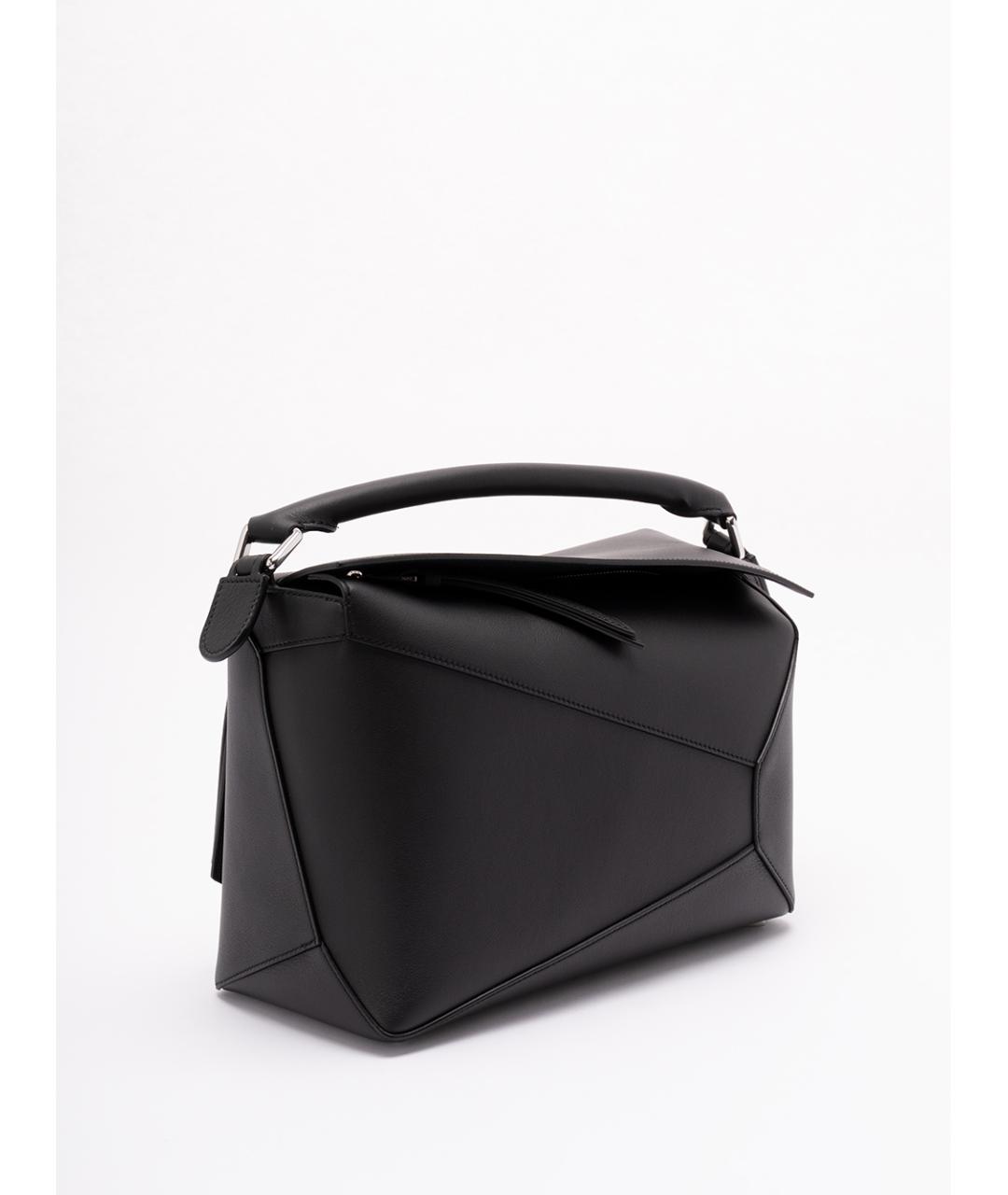 LOEWE Черная кожаная сумка через плечо, фото 3