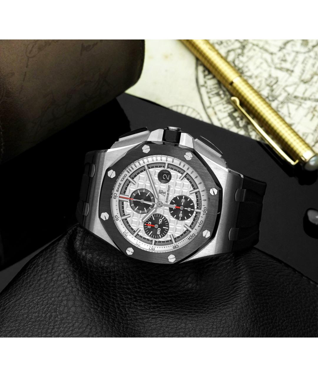 Audemars Piguet Черные металлические часы, фото 4