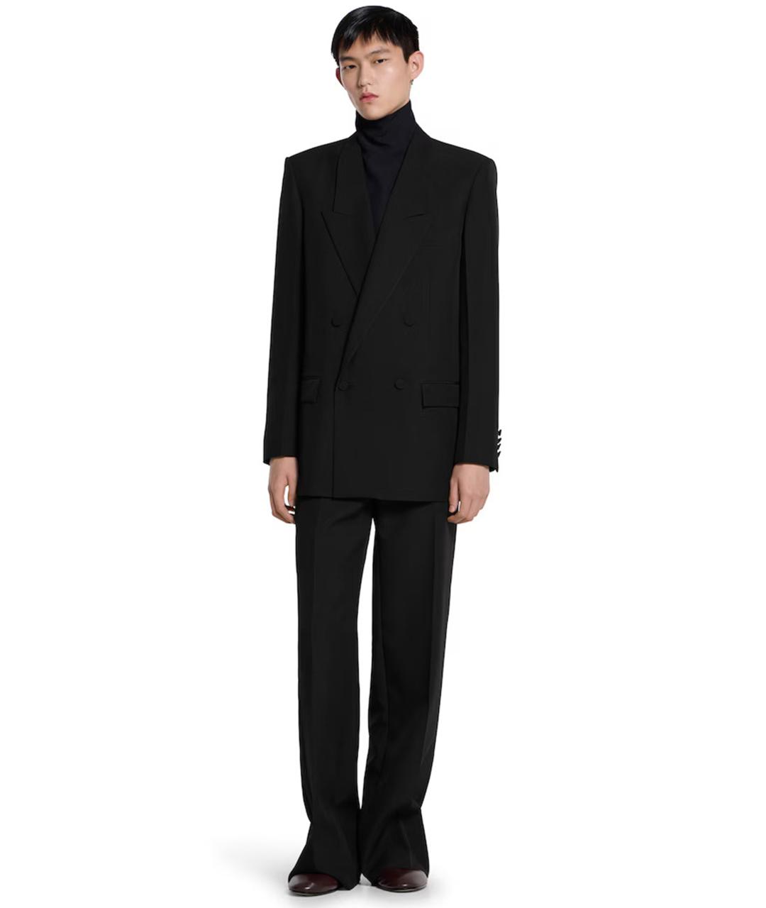 GUCCI Черный полиэстеровый пиджак, фото 2