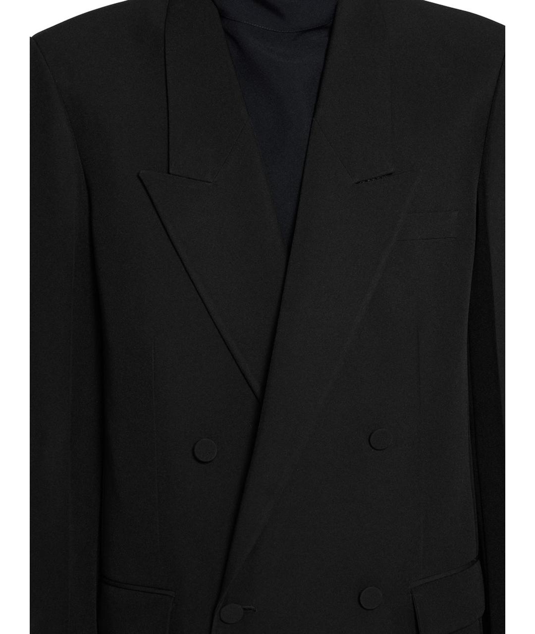 GUCCI Черный полиэстеровый пиджак, фото 5