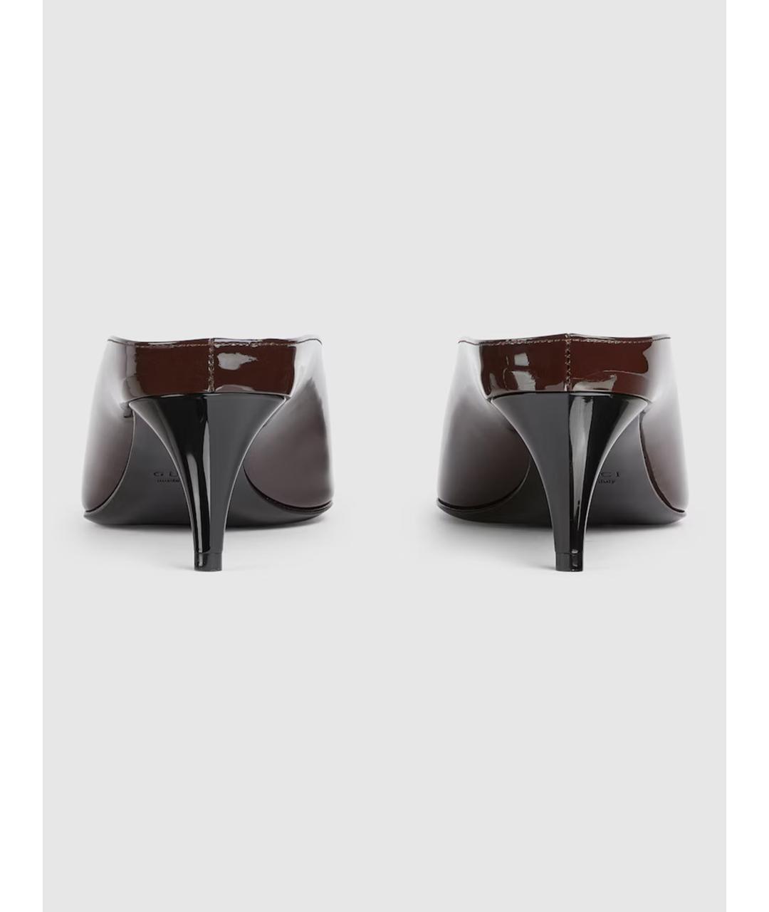 GUCCI Кожаные мюли, фото 4