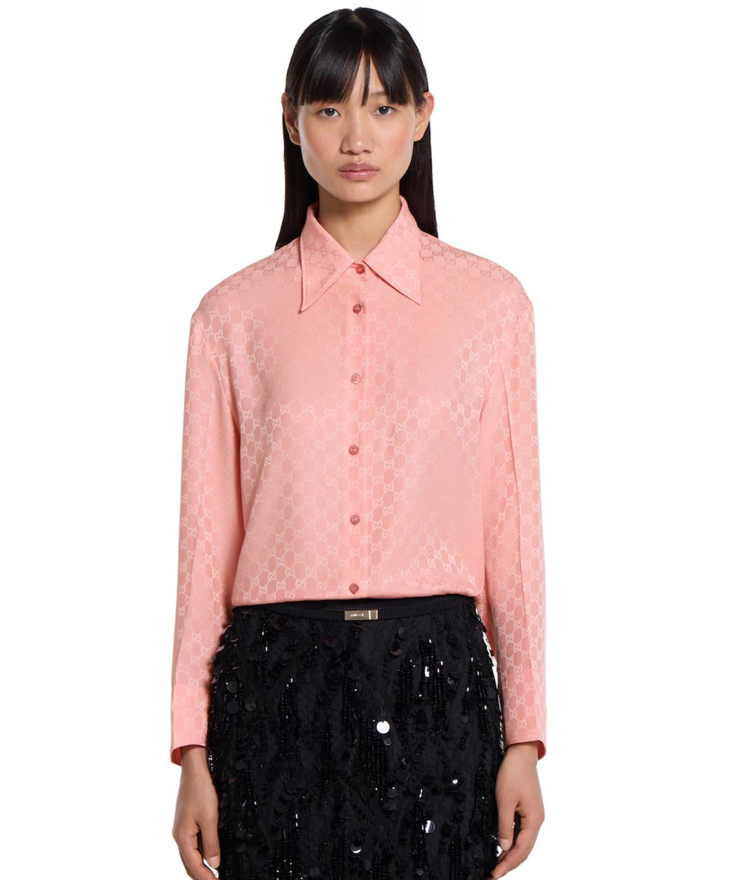 GUCCI Розовая рубашка, фото 3