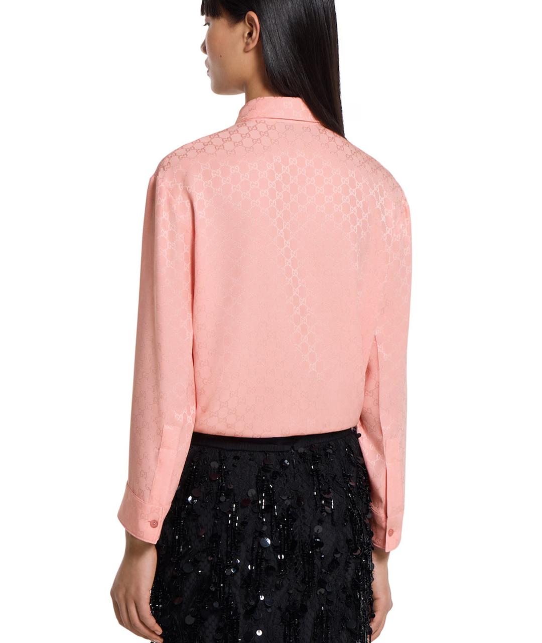 GUCCI Розовая рубашка, фото 4