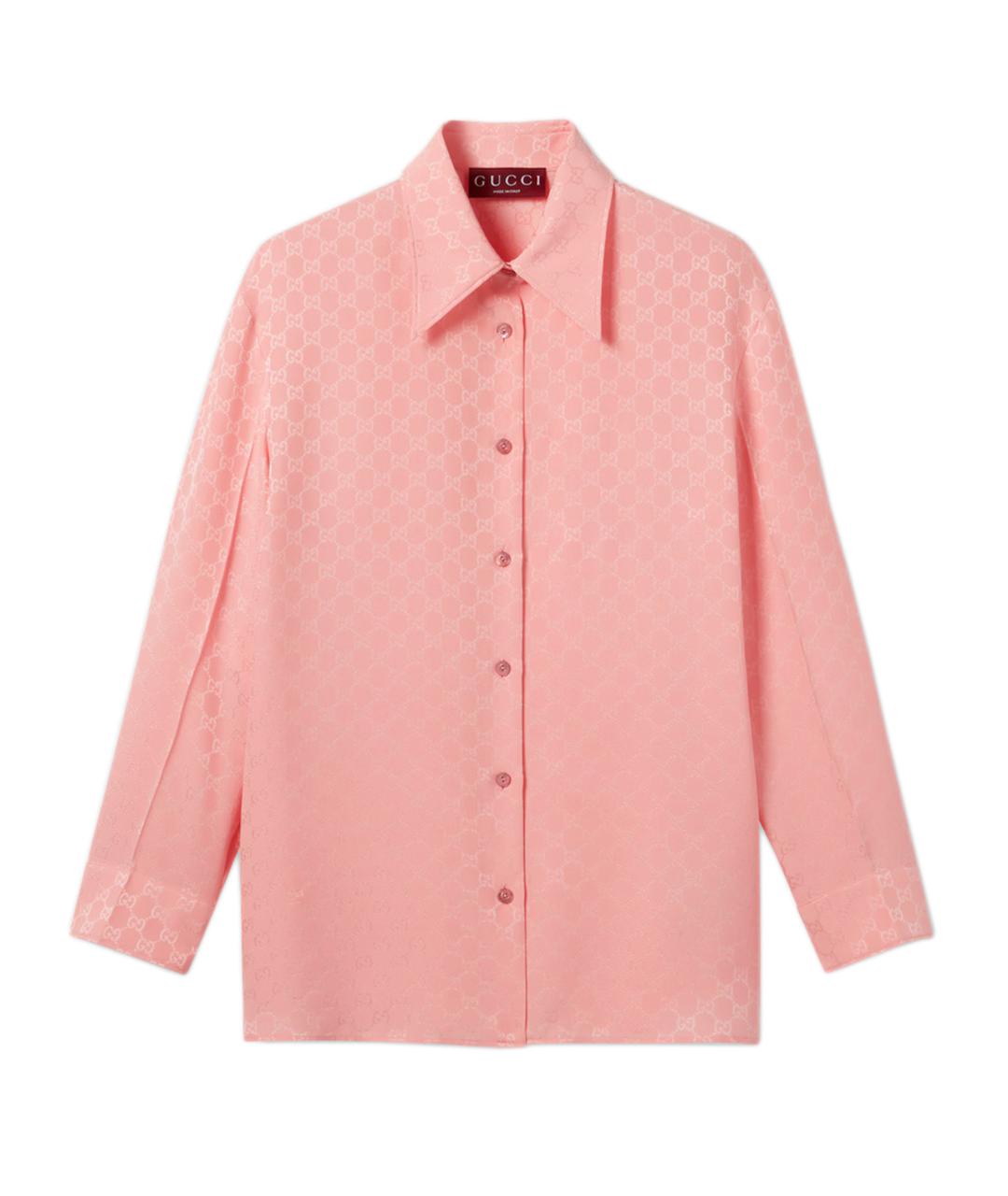 GUCCI Розовая рубашка, фото 1
