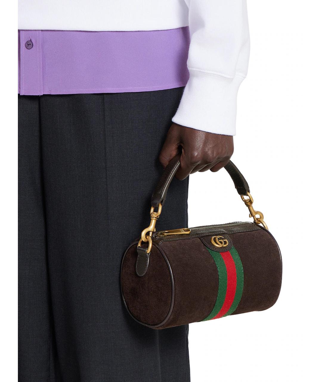 GUCCI Коричневая сумка через плечо, фото 4