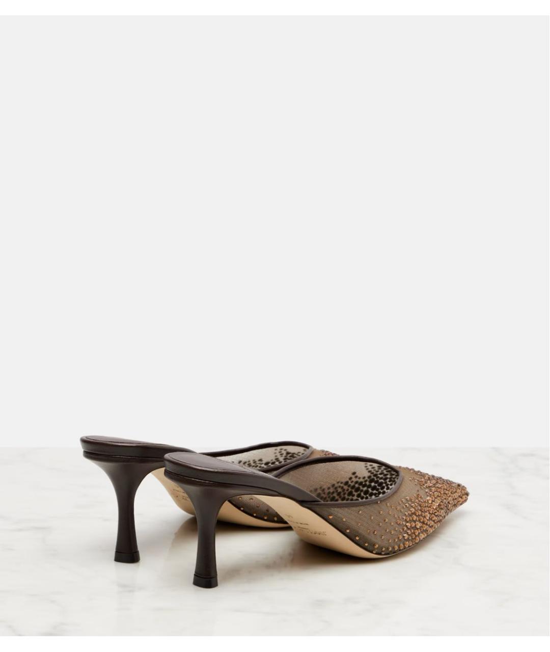 JIMMY CHOO Коричневые кожаные туфли, фото 4