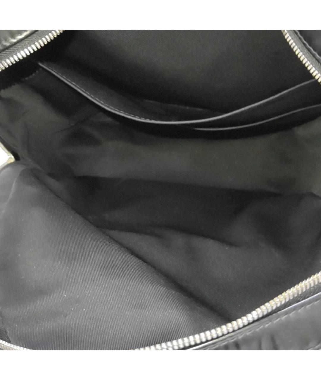 LOUIS VUITTON Антрацитовый кожаный рюкзак, фото 6