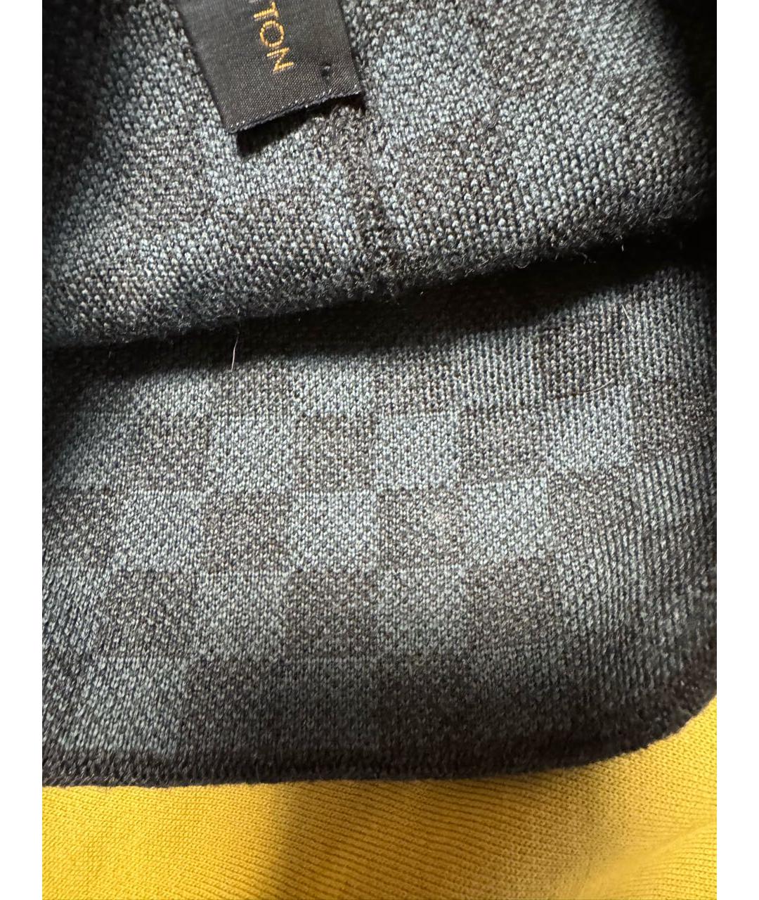 LOUIS VUITTON Синяя шерстяная шапка, фото 5