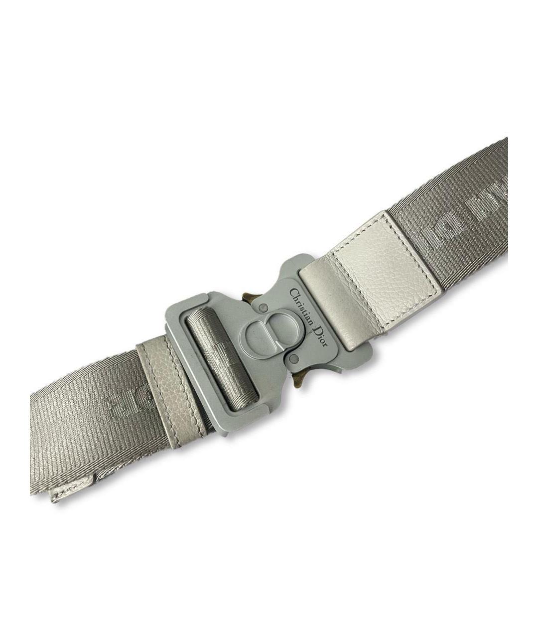 CHRISTIAN DIOR Бежевая жаккардовая сумка на плечо, фото 2