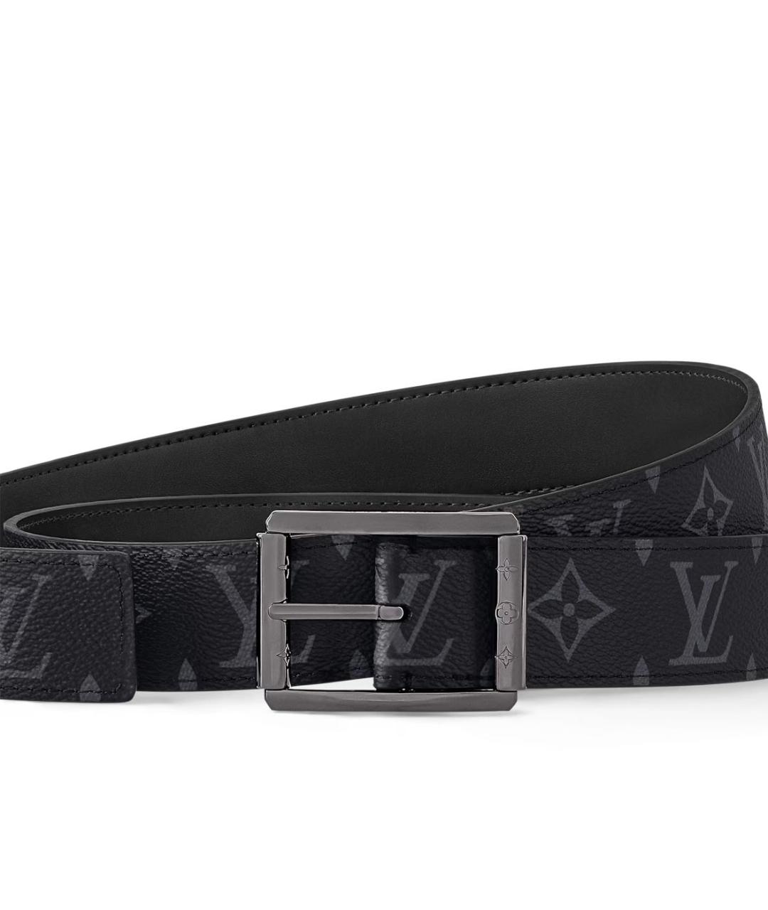 LOUIS VUITTON Черный ремень, фото 2