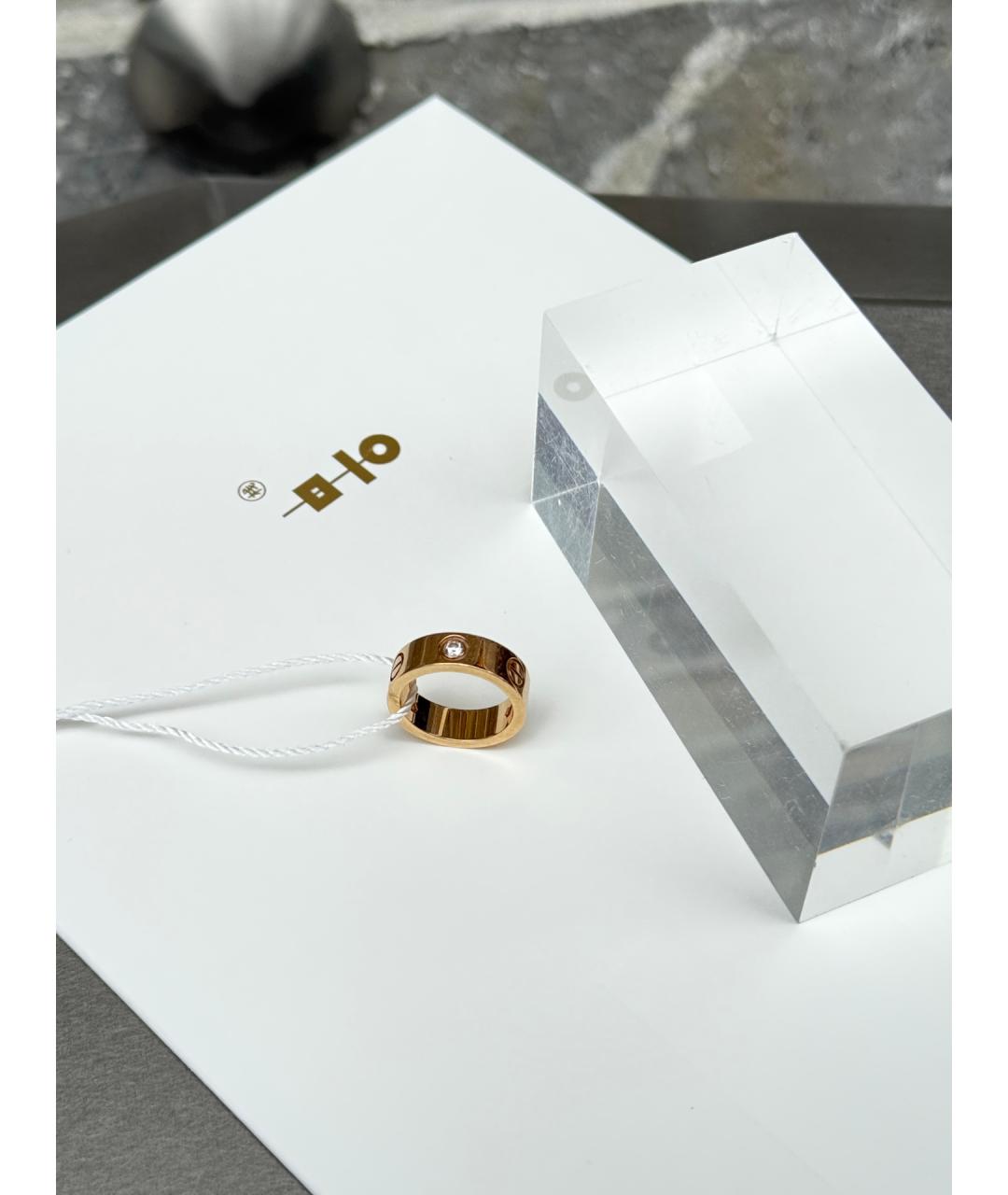 CARTIER Золотое кольцо из розового золота, фото 2