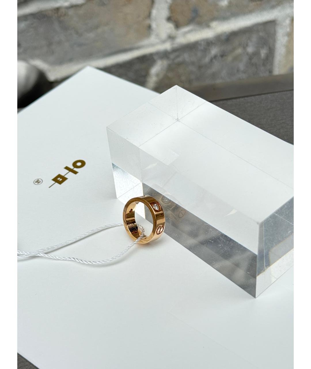 CARTIER Золотое кольцо из розового золота, фото 4