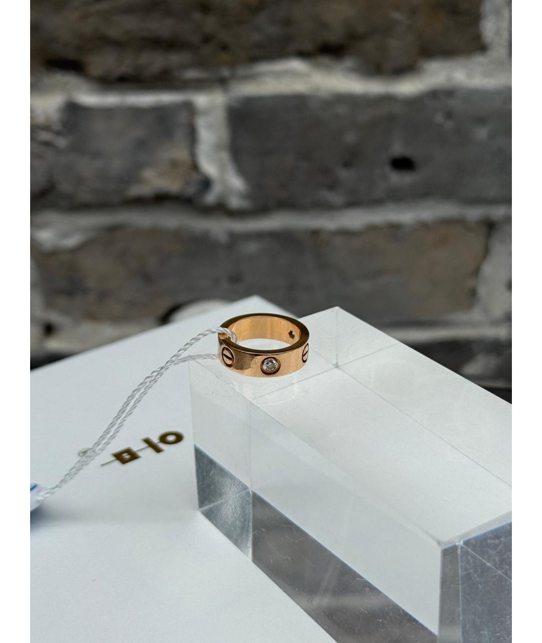 CARTIER Золотое кольцо из розового золота, фото 3