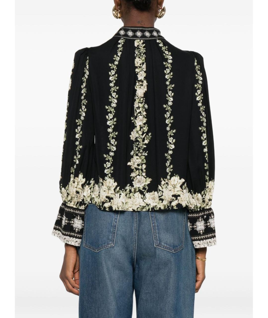 ALICE+OLIVIA Мульти вискозная рубашка, фото 4