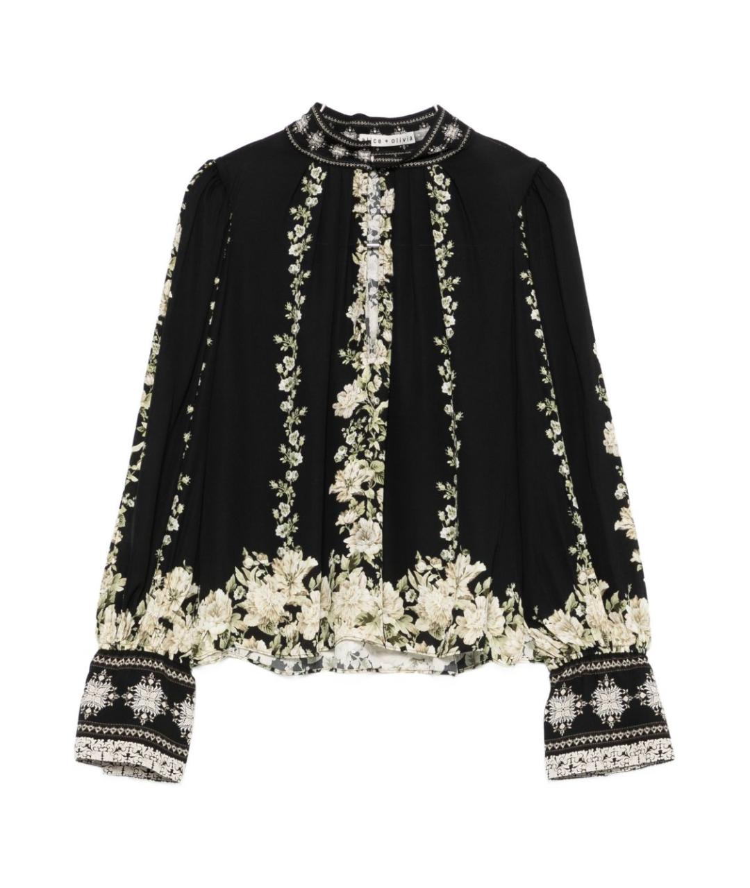 ALICE+OLIVIA Мульти вискозная рубашка, фото 1