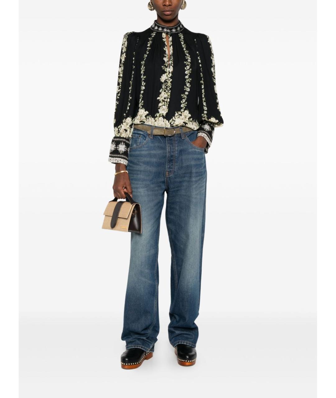 ALICE+OLIVIA Мульти вискозная рубашка, фото 2