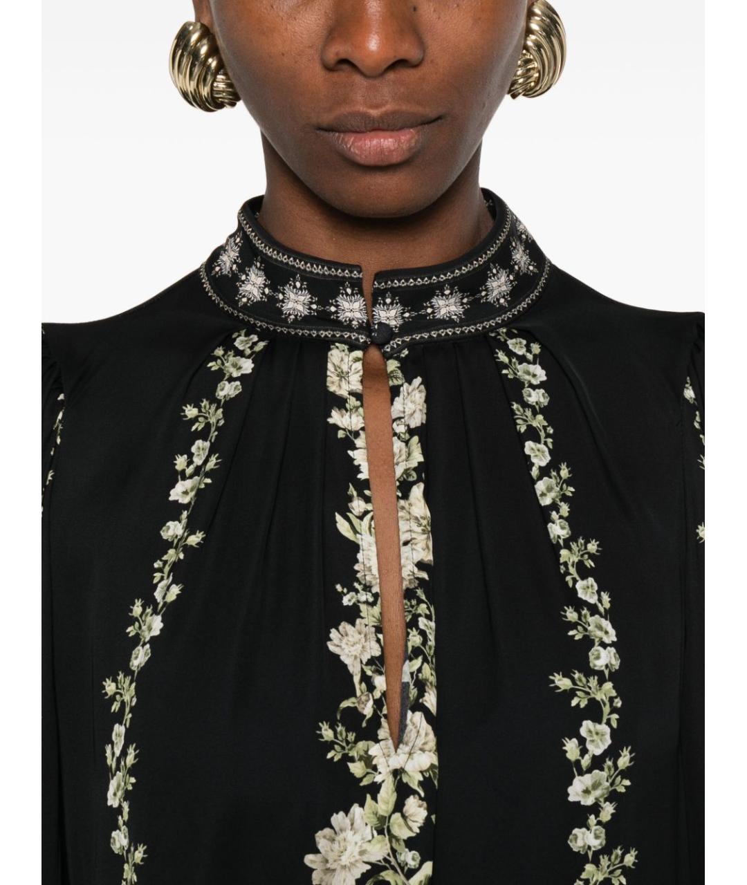 ALICE+OLIVIA Мульти вискозная рубашка, фото 3