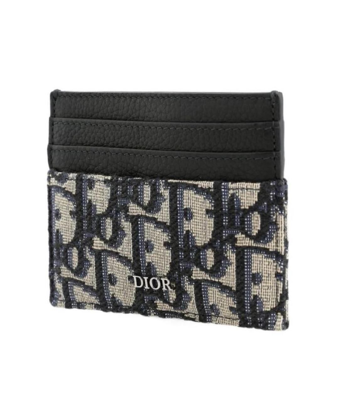 CHRISTIAN DIOR Темно-синий кардхолдер, фото 2