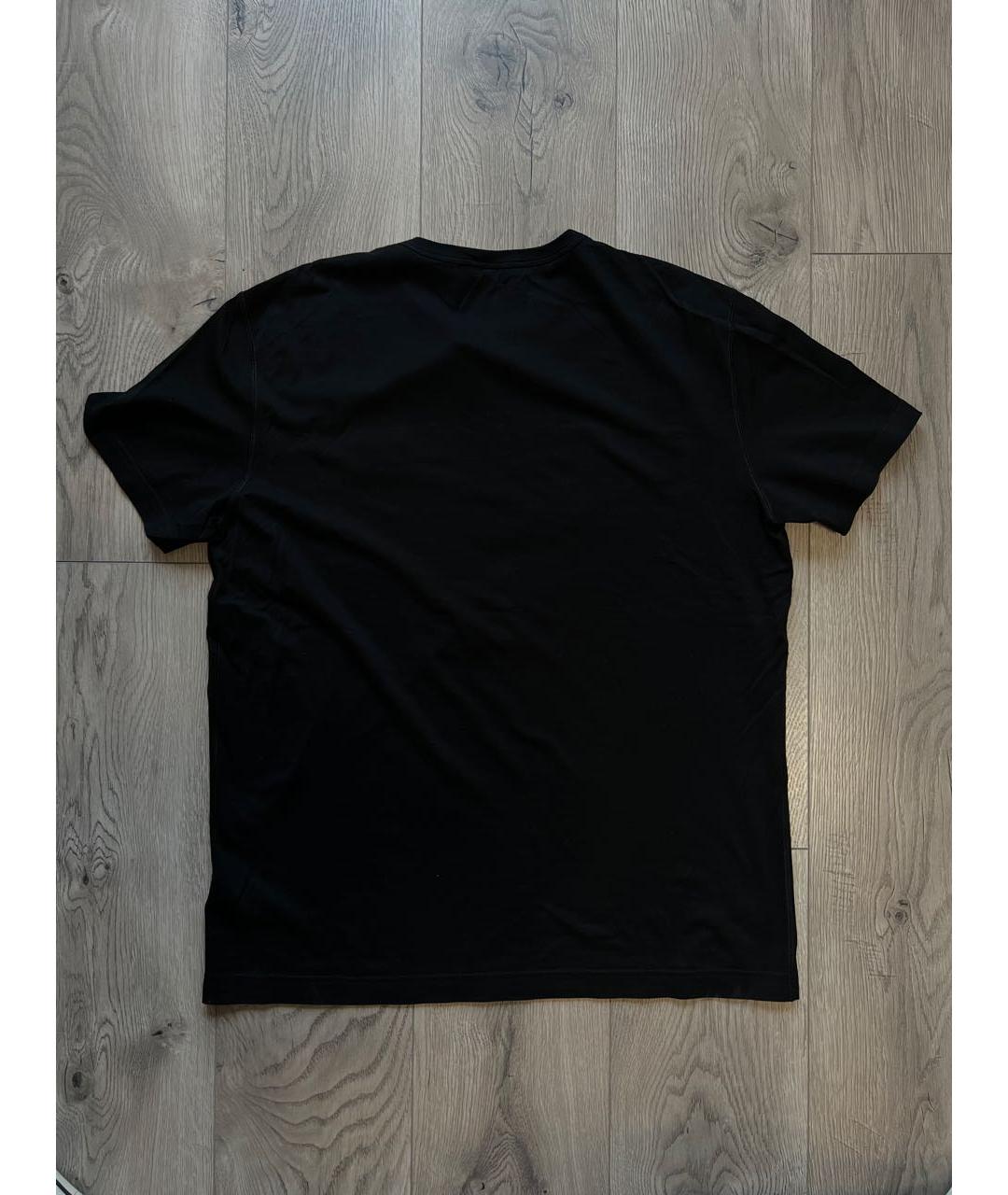DOLCE&GABBANA Черная хлопковая футболка, фото 2