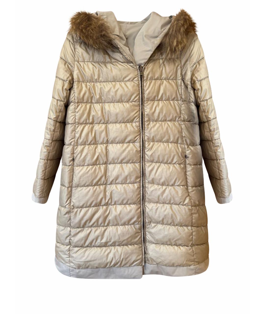 WEEKEND MAX MARA Бежевый пуховик, фото 1