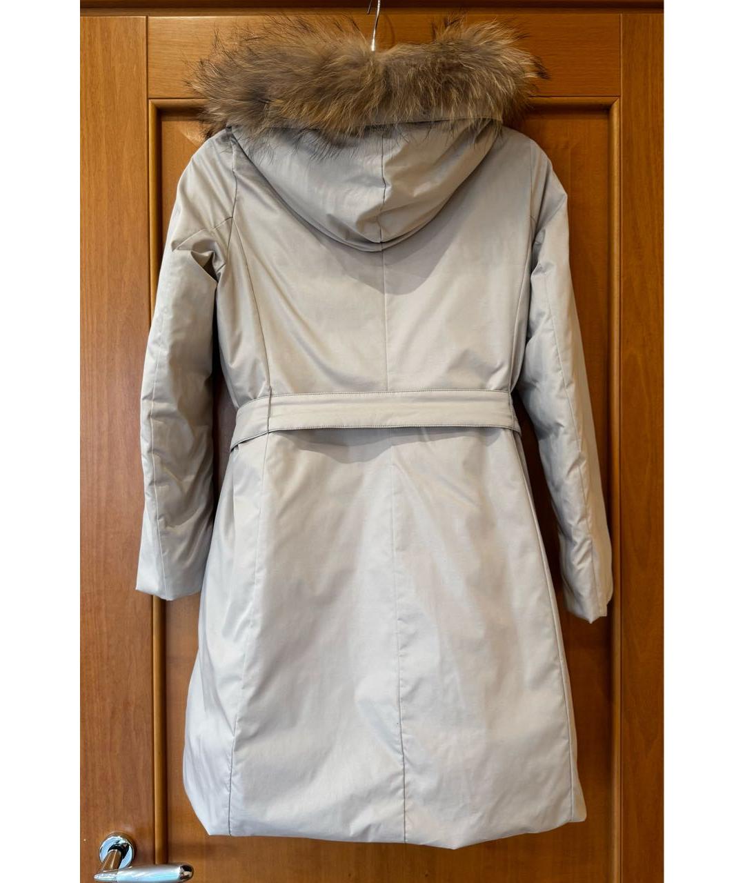 WEEKEND MAX MARA Бежевый пуховик, фото 4