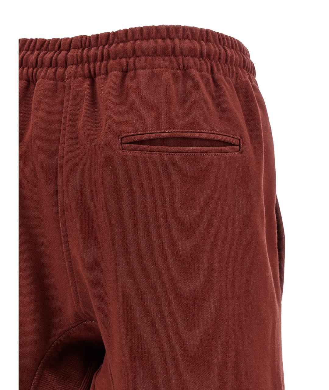VIVIENNE WESTWOOD Красные хлопковые прямые брюки, фото 3