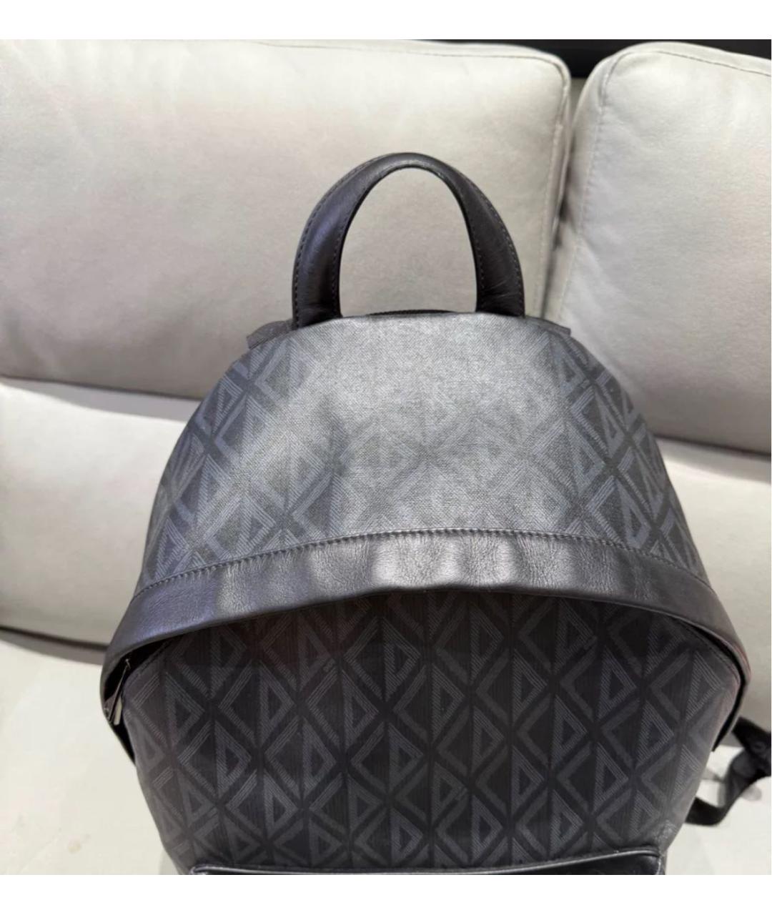 CHRISTIAN DIOR Антрацитовый рюкзак, фото 5