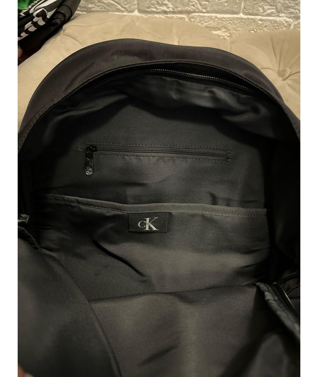 CALVIN KLEIN Черный рюкзак, фото 5