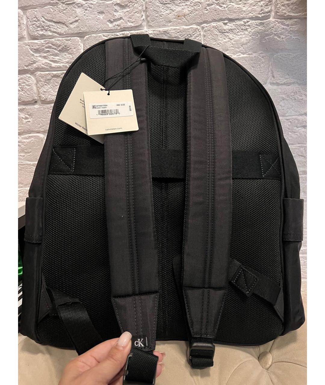 CALVIN KLEIN Черный рюкзак, фото 4