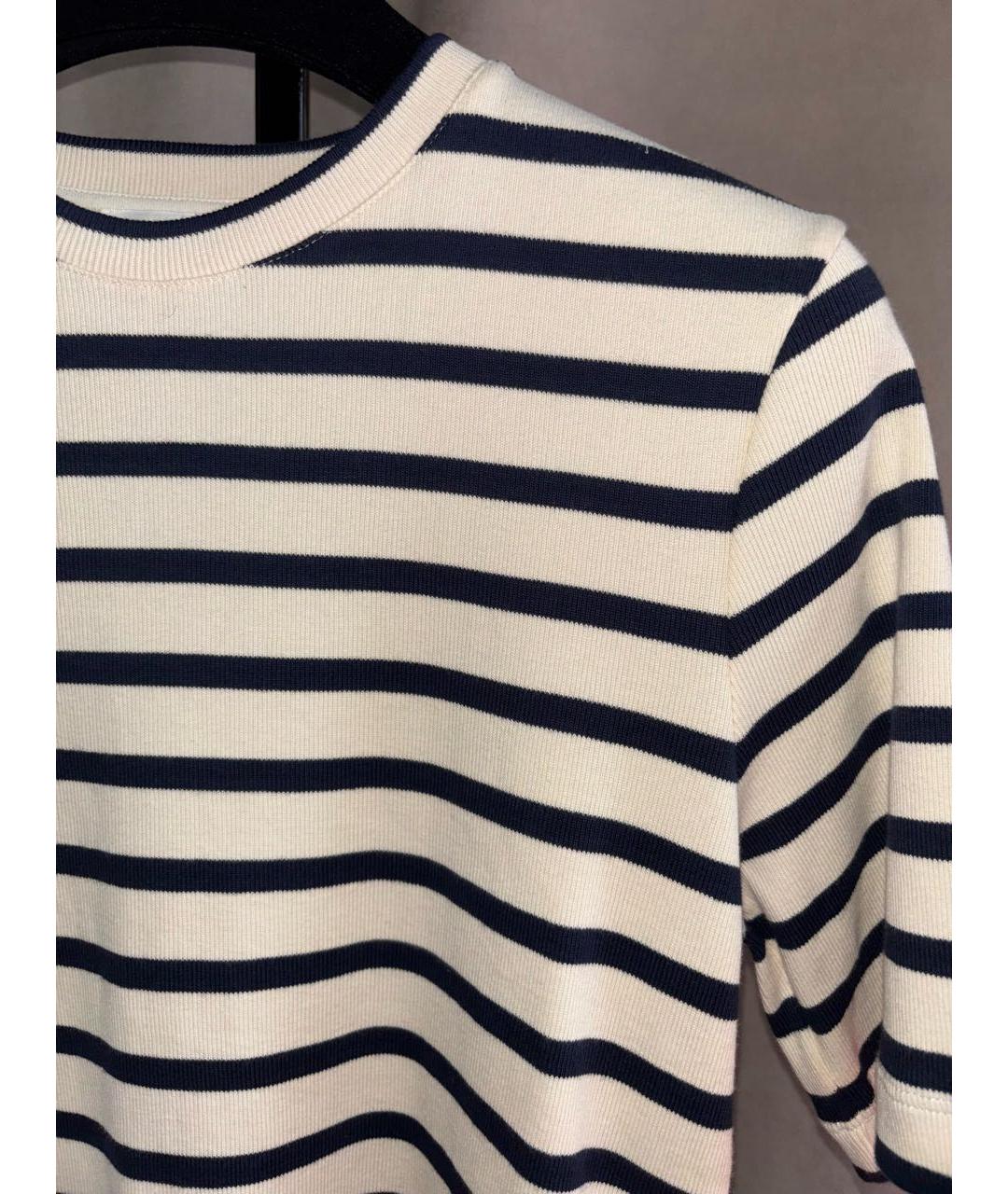 JIL SANDER Бежевая хлопковая футболка, фото 5