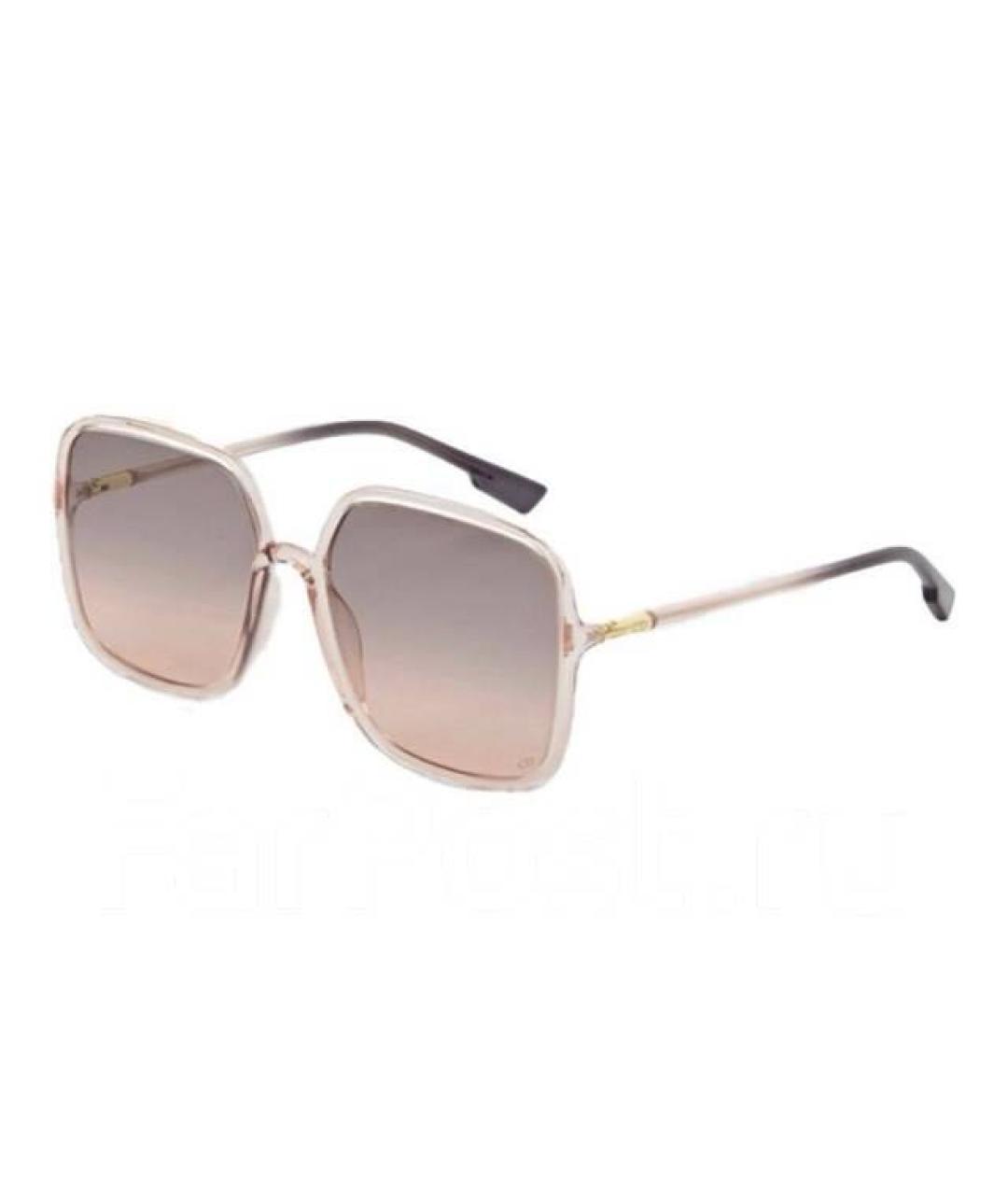 CHRISTIAN DIOR Розовые пластиковые солнцезащитные очки, фото 2