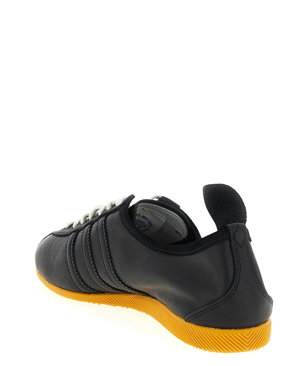 ADIDAS Черные кожаные низкие кроссовки / кеды, фото 3