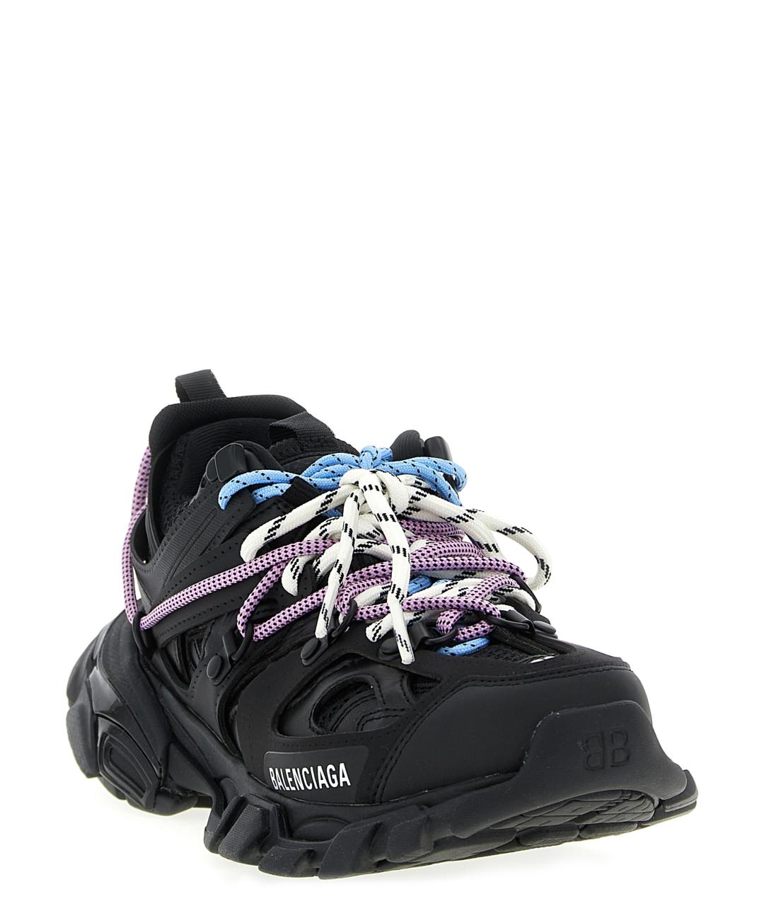 BALENCIAGA Черные синтетические кроссовки, фото 2