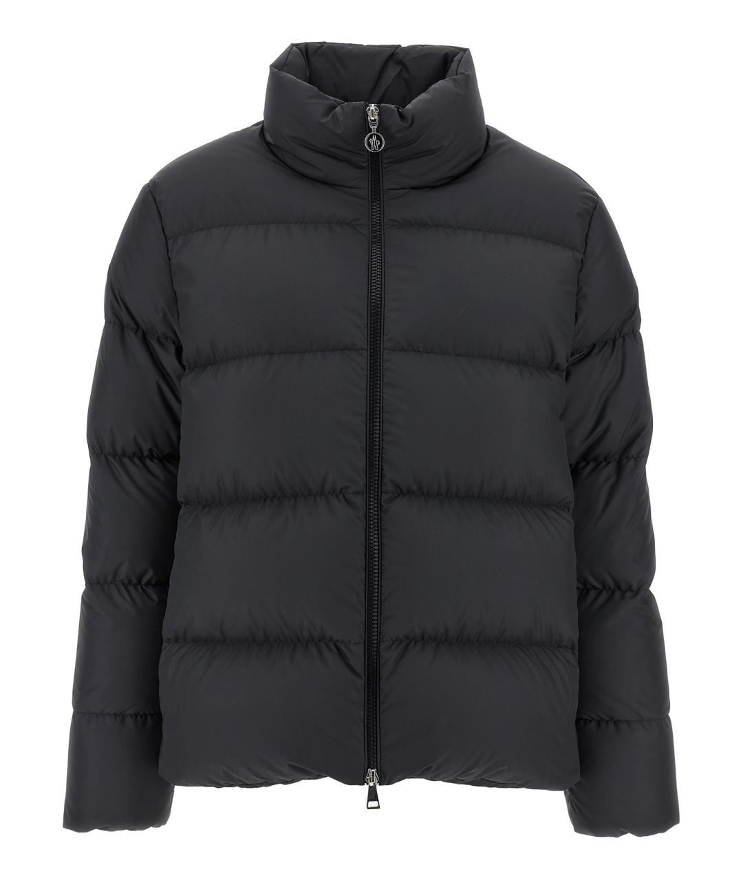 MONCLER Черный полиэстеровый пуховик, фото 1