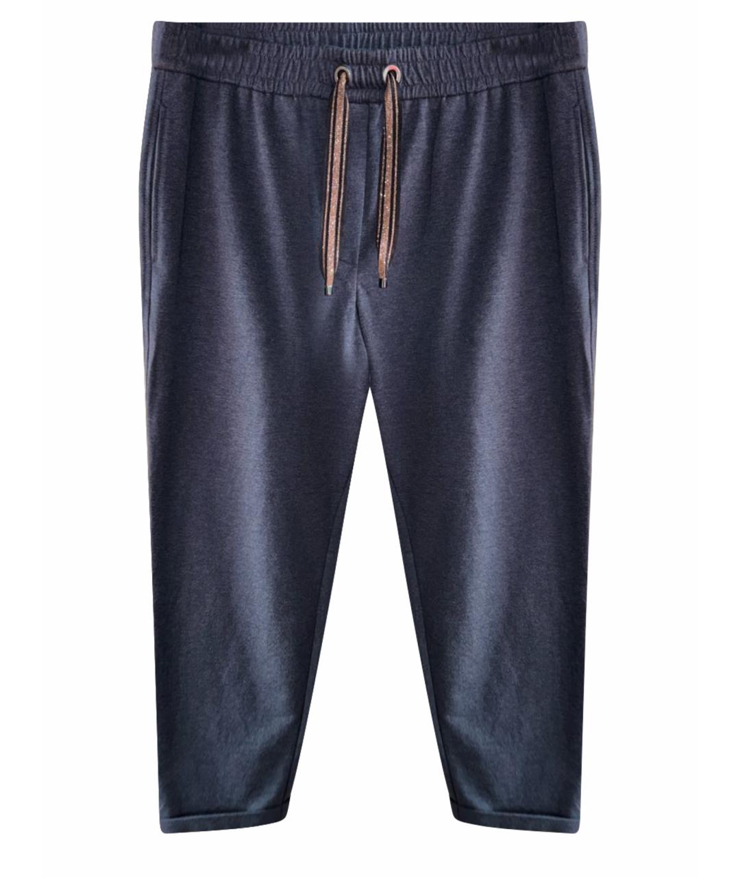 BRUNELLO CUCINELLI Синий хлопко-эластановый спортивные костюмы, фото 1