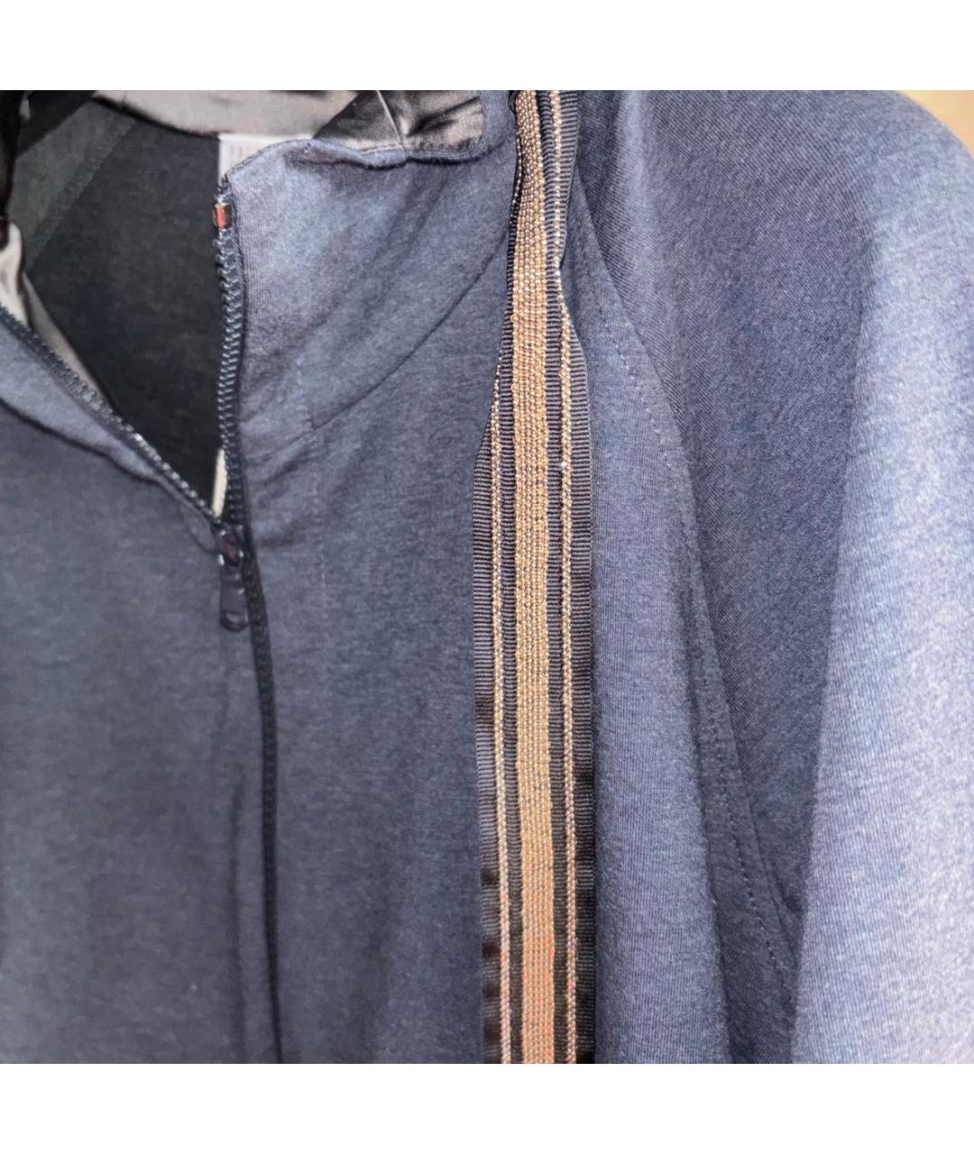 BRUNELLO CUCINELLI Синий хлопко-эластановый спортивные костюмы, фото 4