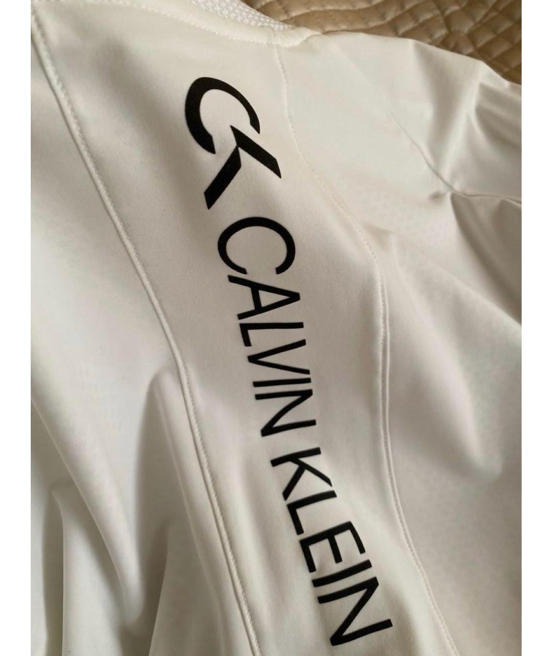 CALVIN KLEIN Белая спортивная куртка, фото 3