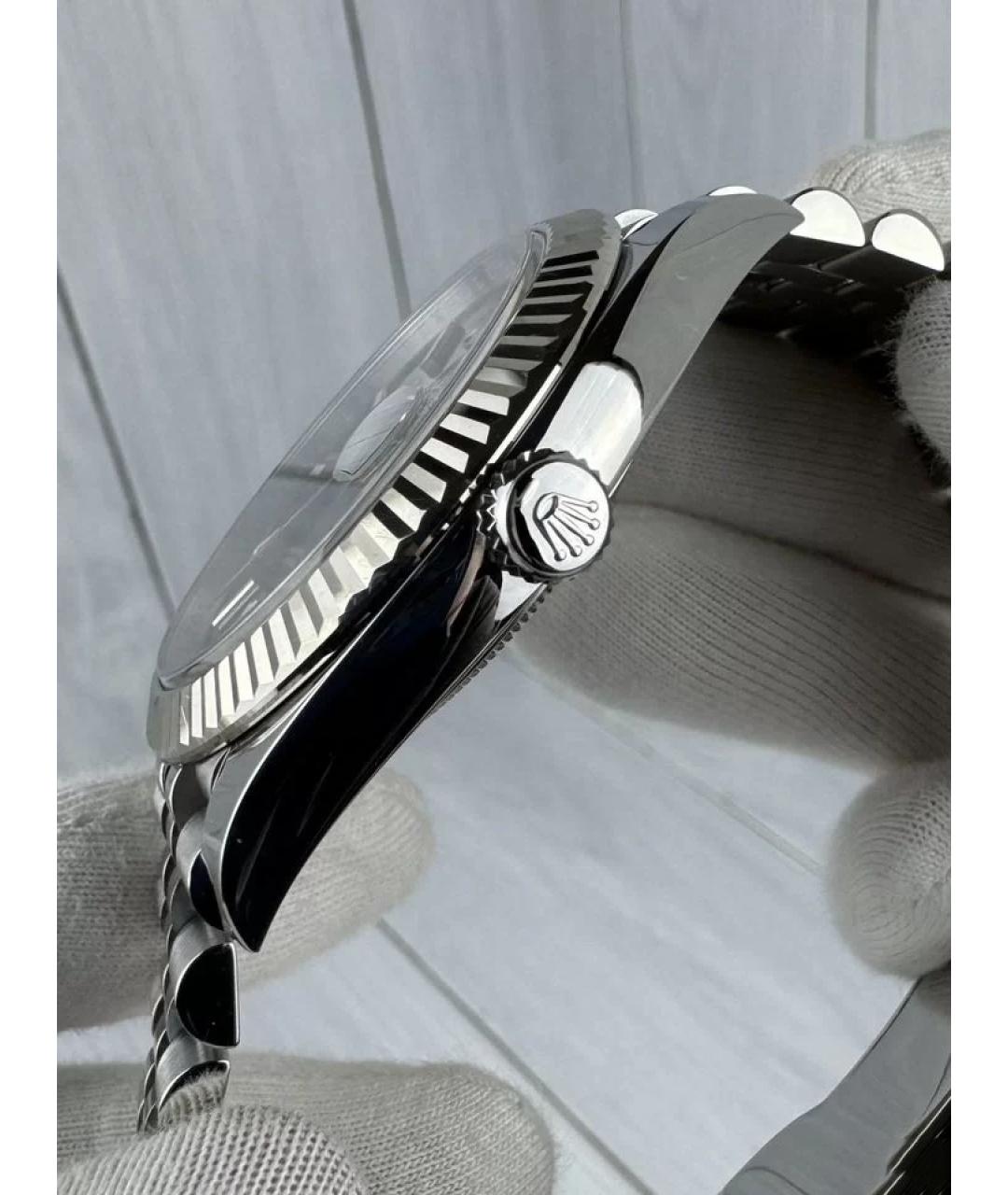 ROLEX Темно-синие часы, фото 3