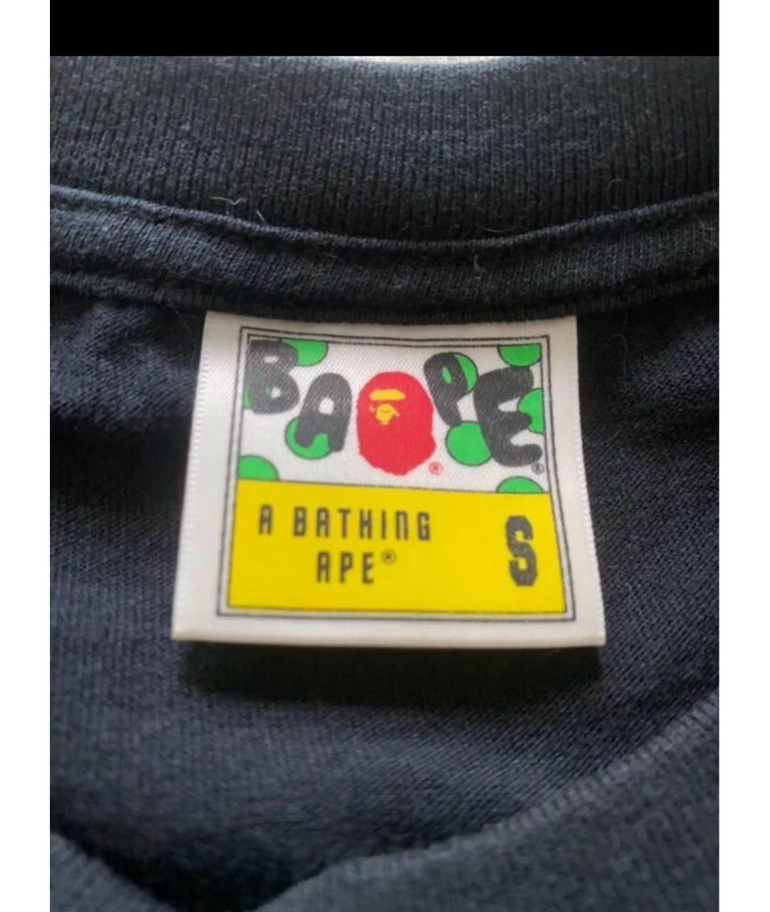 BAPE Черная футболка, фото 4